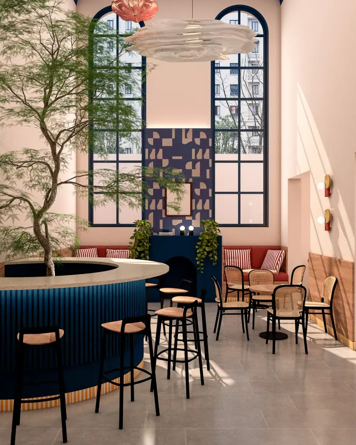 Lobo Paddel Club — cafetería en casa colonial en Lindavista