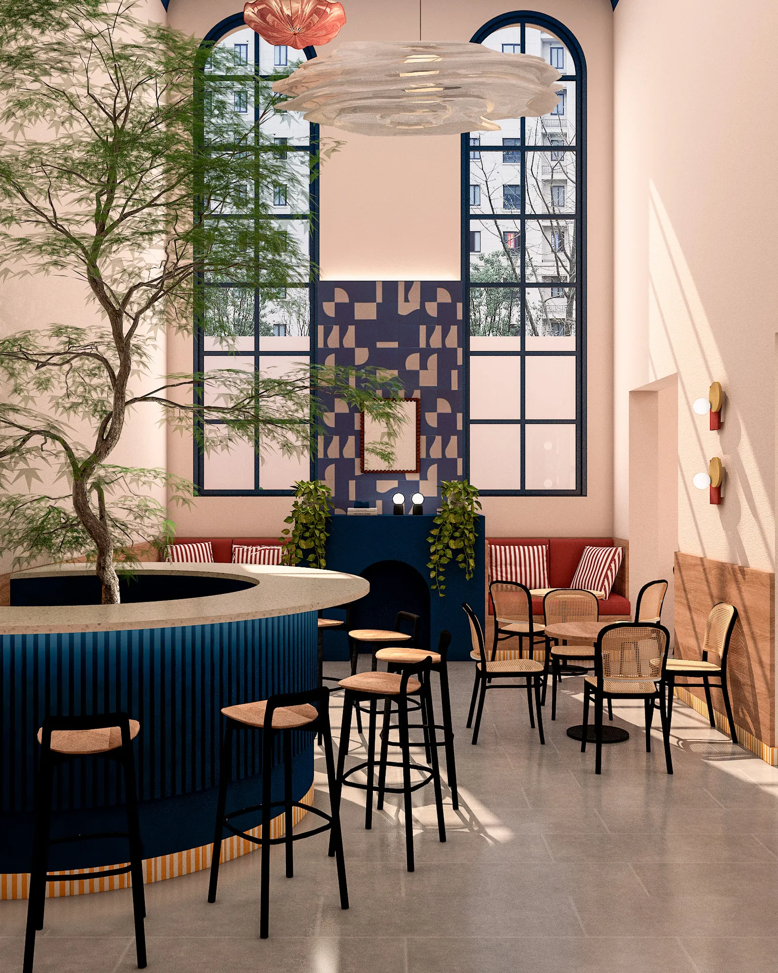 Lobo Paddel Club, uno de los proyectos de Sucarrats // Lorenzo en Ciudad de México